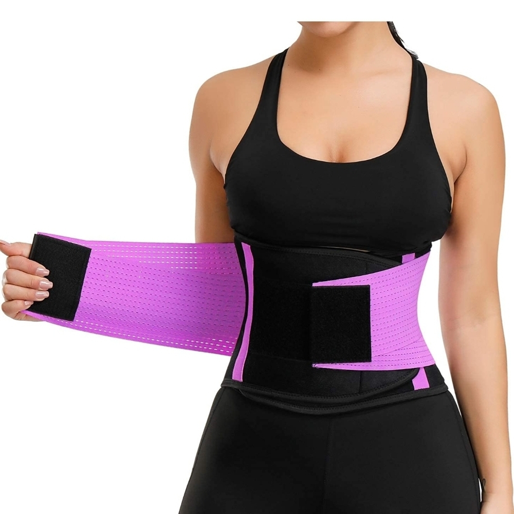 New XXL Purple Waist Training Belt Velcro